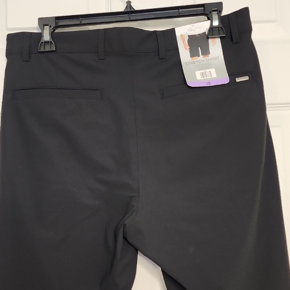 Golf Shorts Gregg Norman  Collection Black Stretch Shorts - Picture 5 of 12